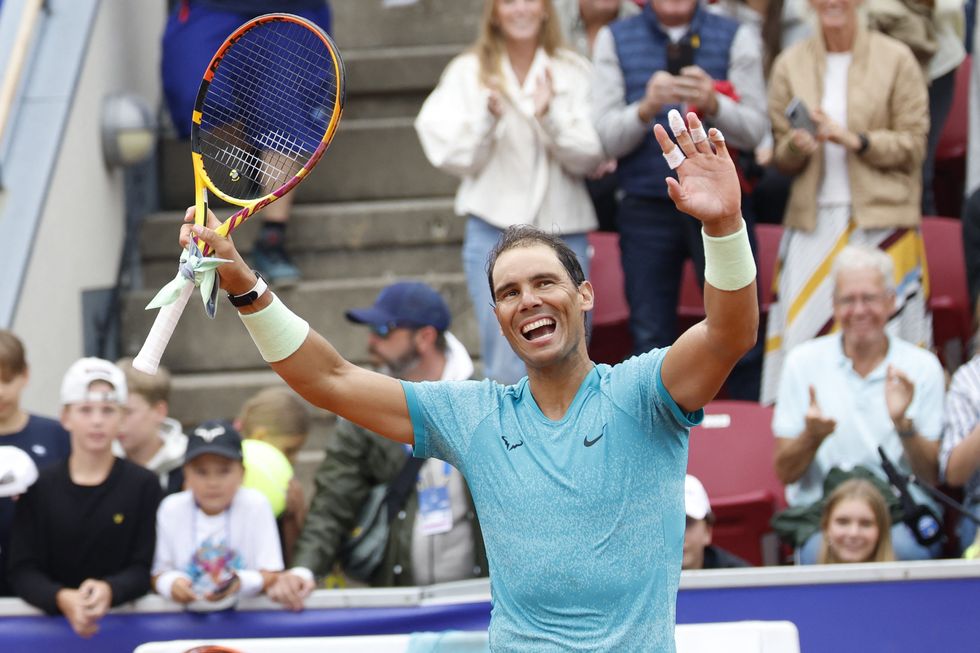 Rafael Nadal is through to the final at the Swedish Open