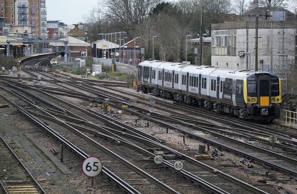 Railway lines in Basingstoke