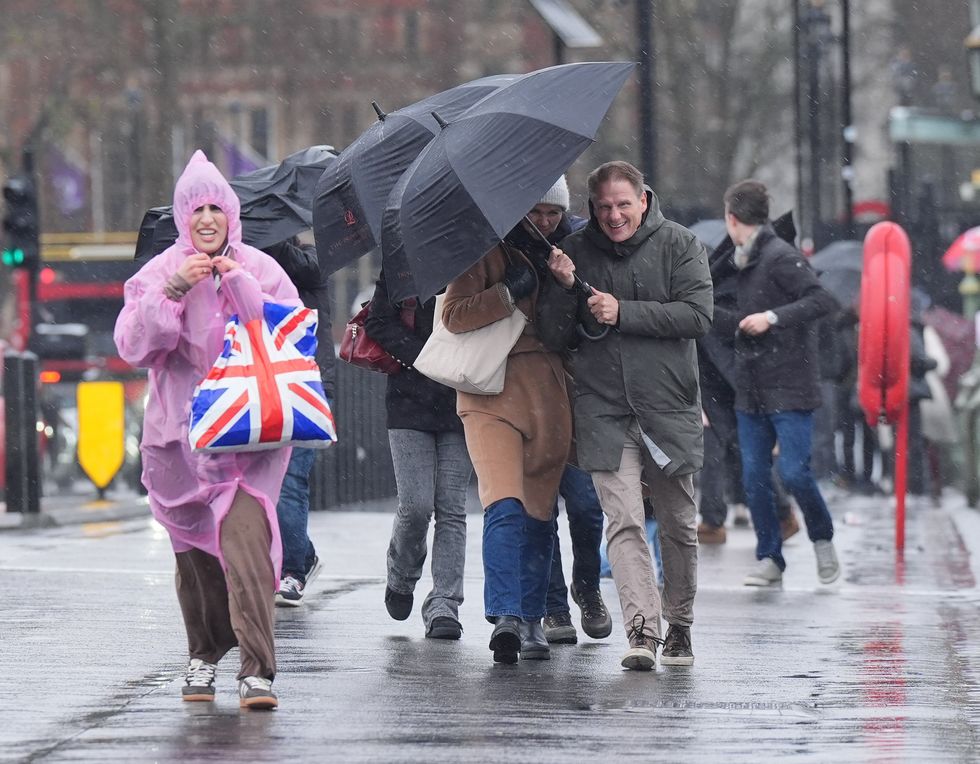 Rain in London