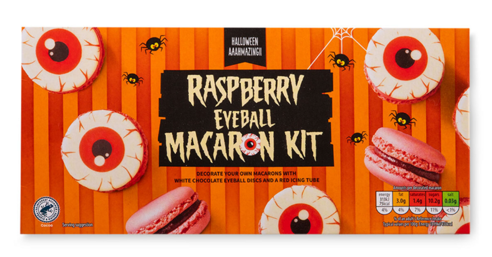 Raspberry Eyeball Macaron Kit