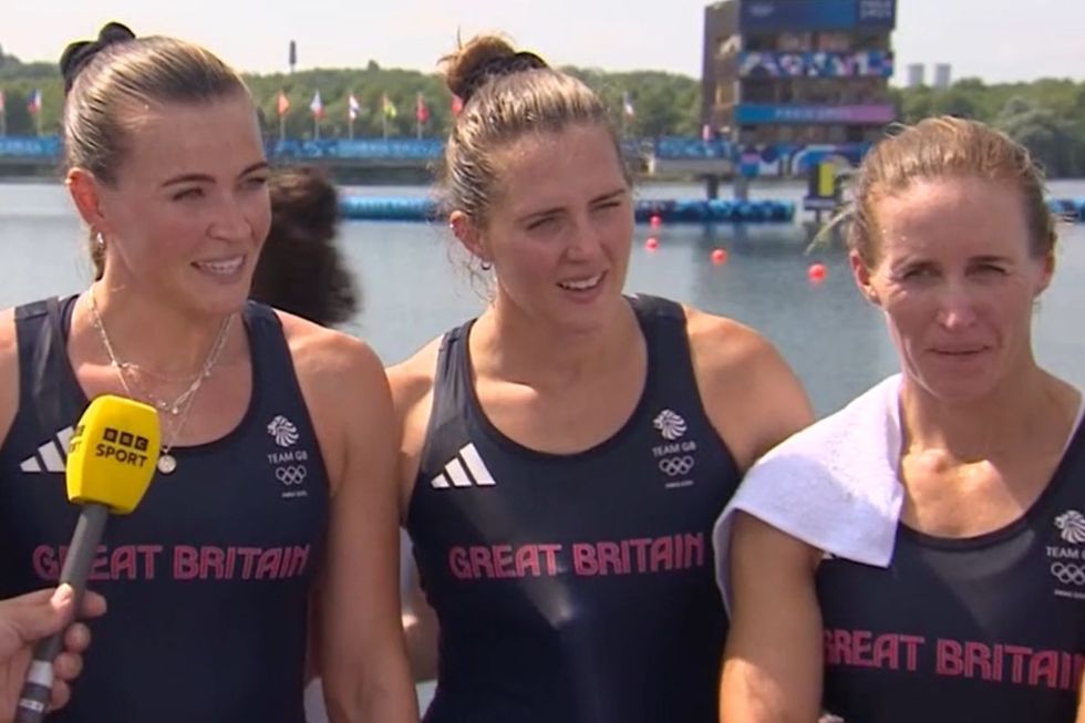 Rebecca Shorten, Sam Redgrave and Helen Glover