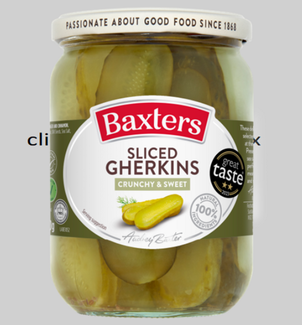 Recalled gherkins