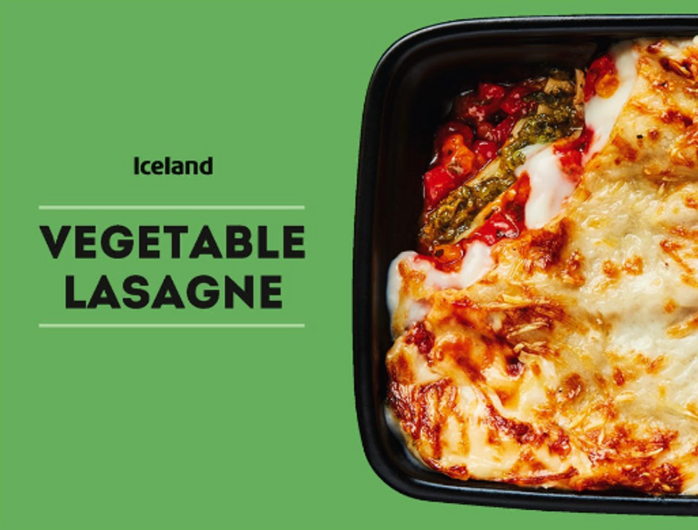 Recalled Iceland Vegetable Lasagne