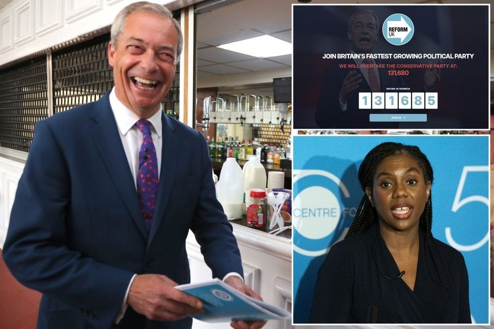 Reform UK soars past Tories in monumental membership milestone as Farage hails late Christmas gift