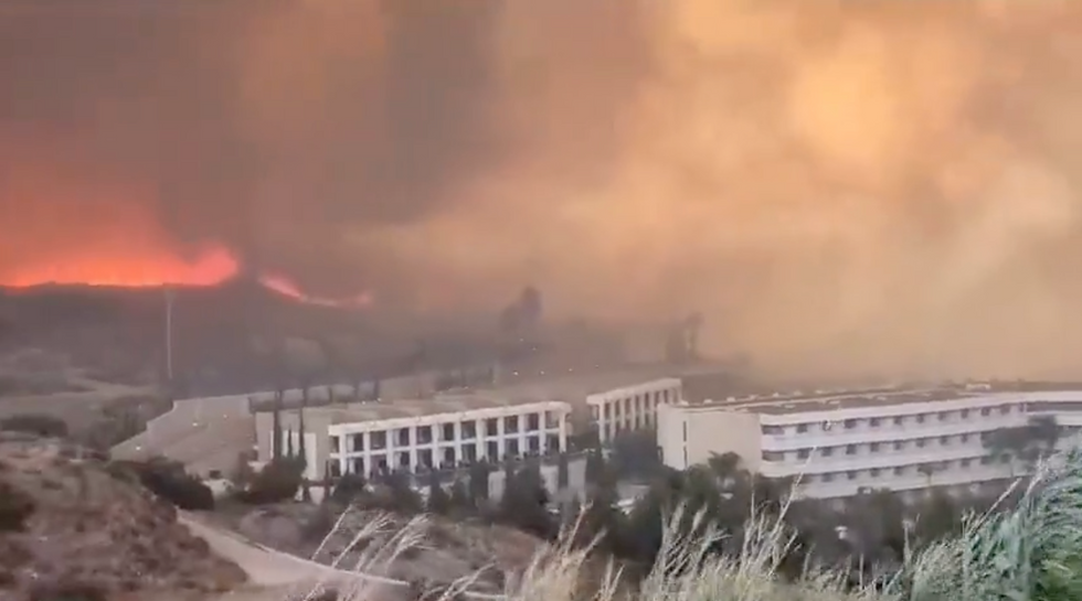 Rhodes wildfires