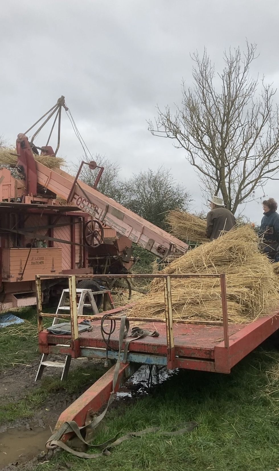 Richard Munday working on his farm