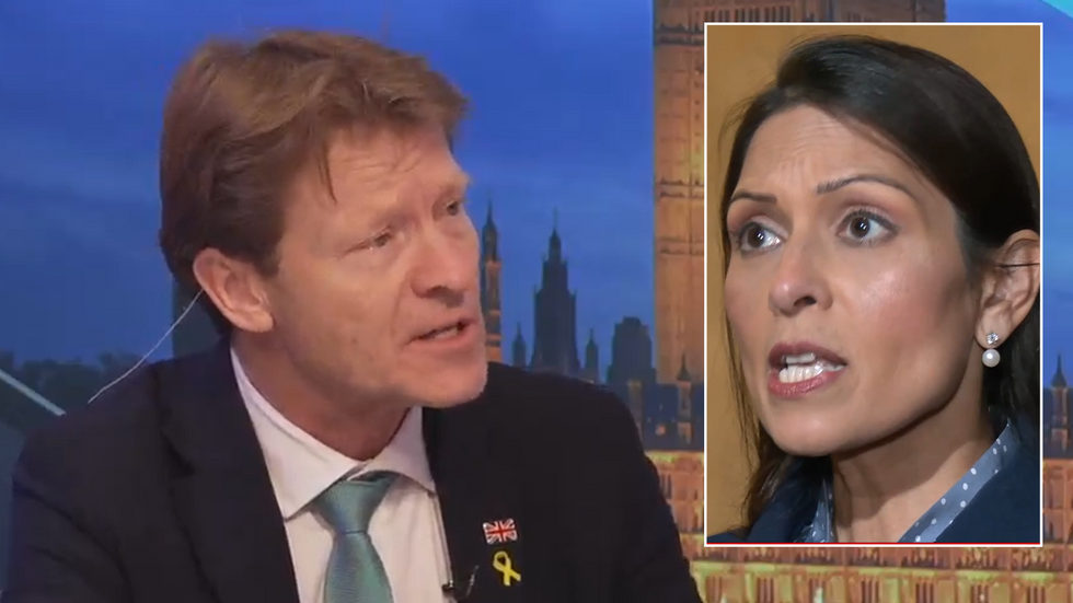 Richard Tice and Priti Patel