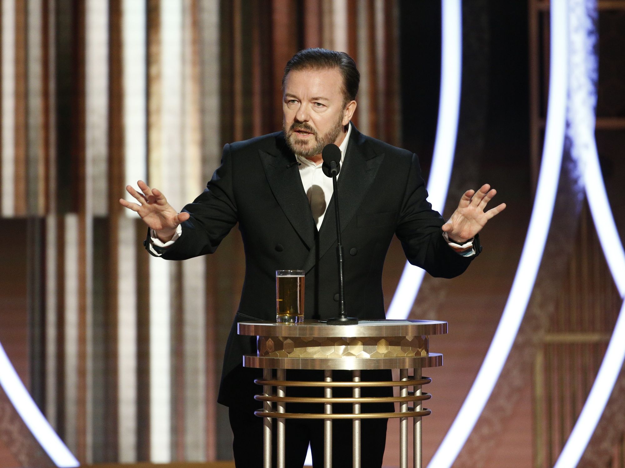 Ricky Gervais urged to return as Golden Globes host after ‘painful’ Jo