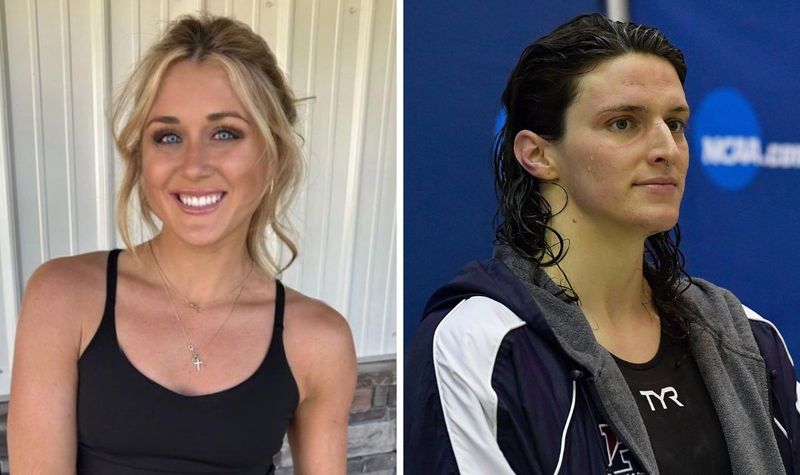 Riley Gaines 'feared for her life' and was 'really scared' after  criticising trans swimmer Lia Thomas