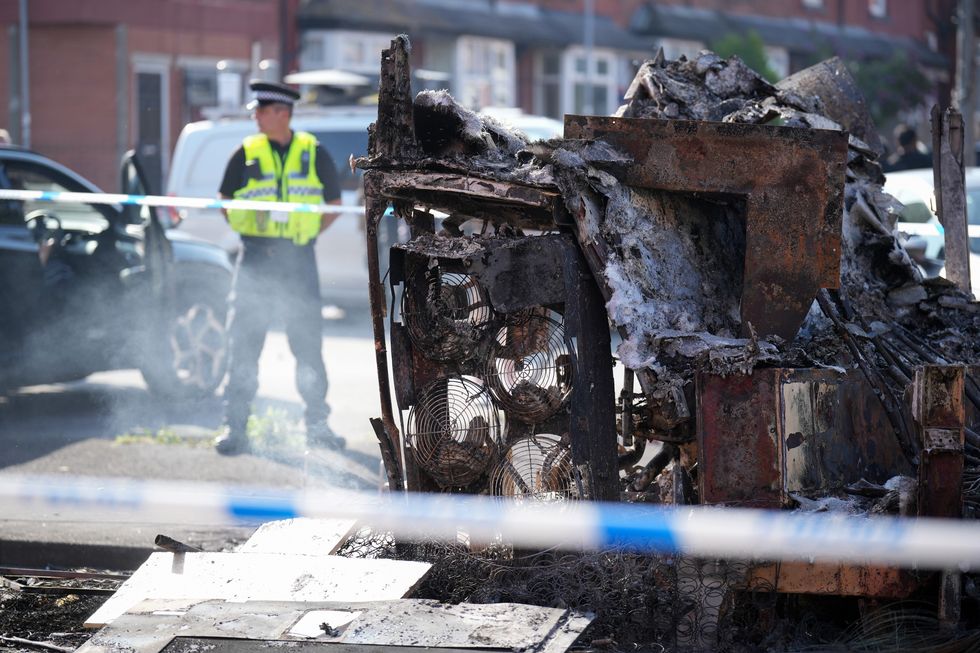 Riots broke out in the Harehills area of Leeds on Thursday night