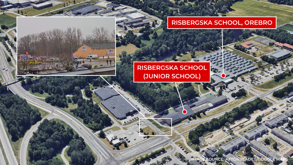 Risbergska School map