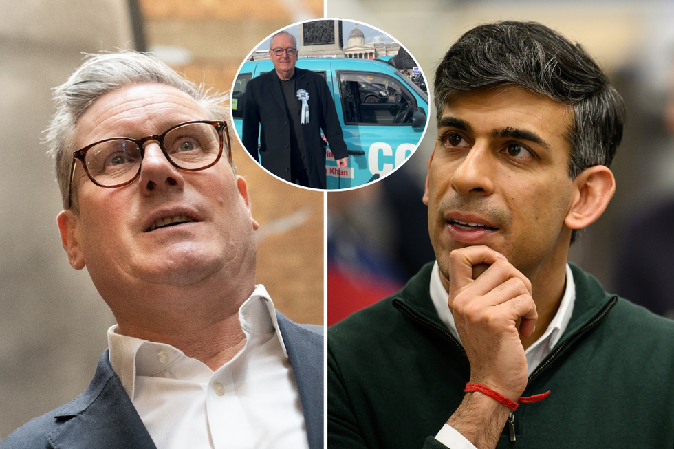 Rishi Sunak, Keir Starmer, Howard Cox