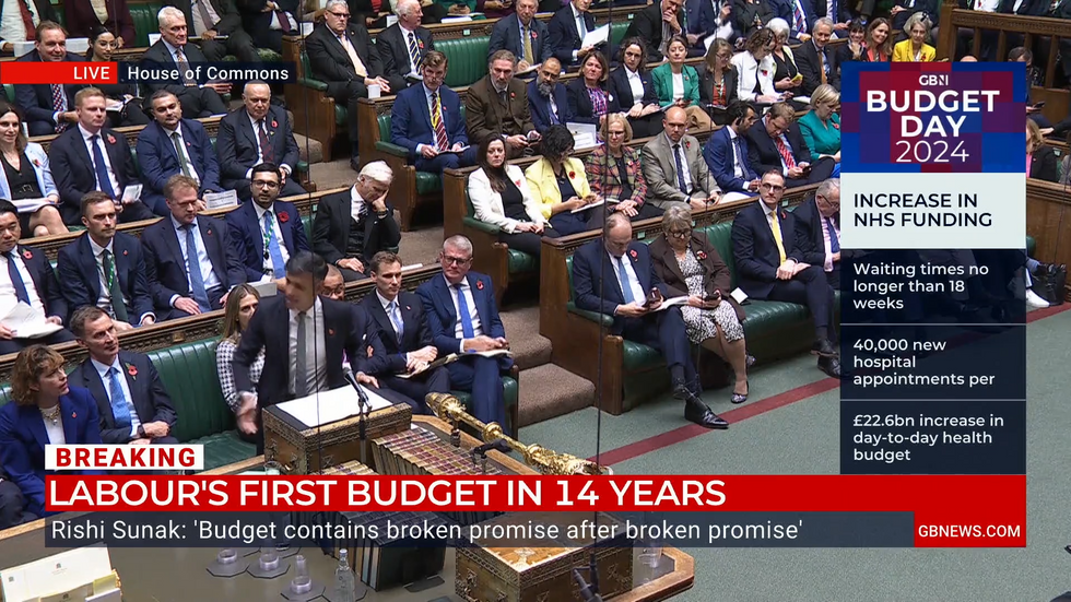 Rishi Sunak speaks in the Commons as leader of the opposition for the final time