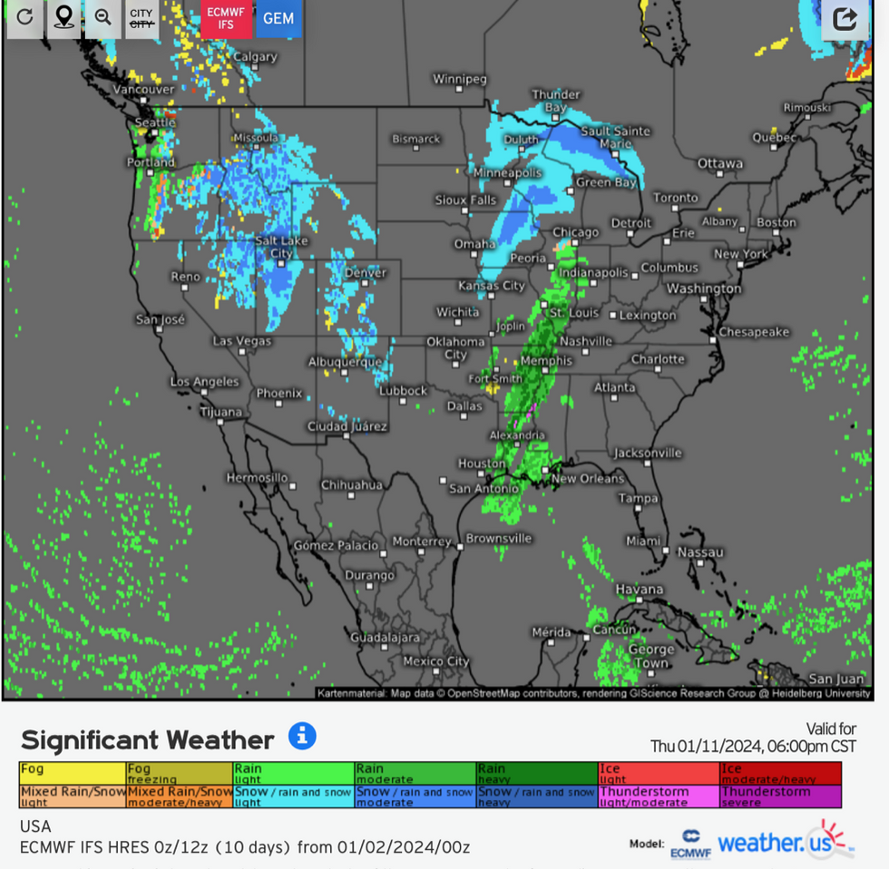 Us Weather: Pacific Storm To Drive 500-mile Winter Deluge Amid Heavy 