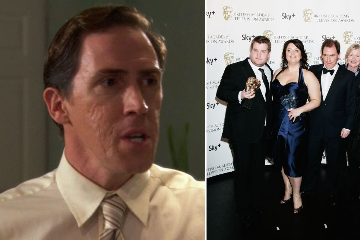 Rob Brydon and the Gavin and Stacey cast