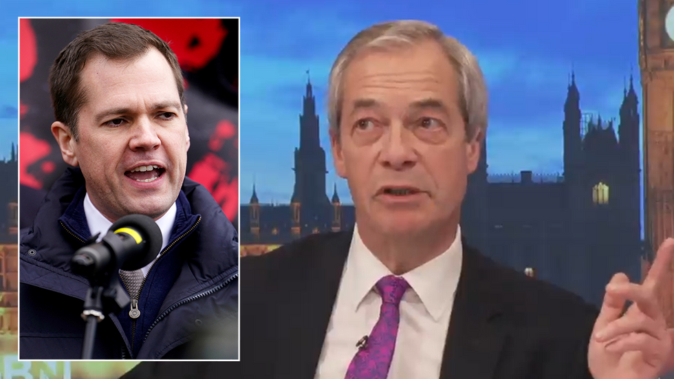 Robert Jenrick and Nigel Farage