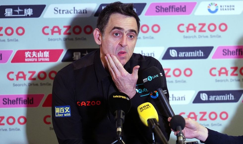 Ronnie O'Sullivan has also been critical of conditions at major tournaments