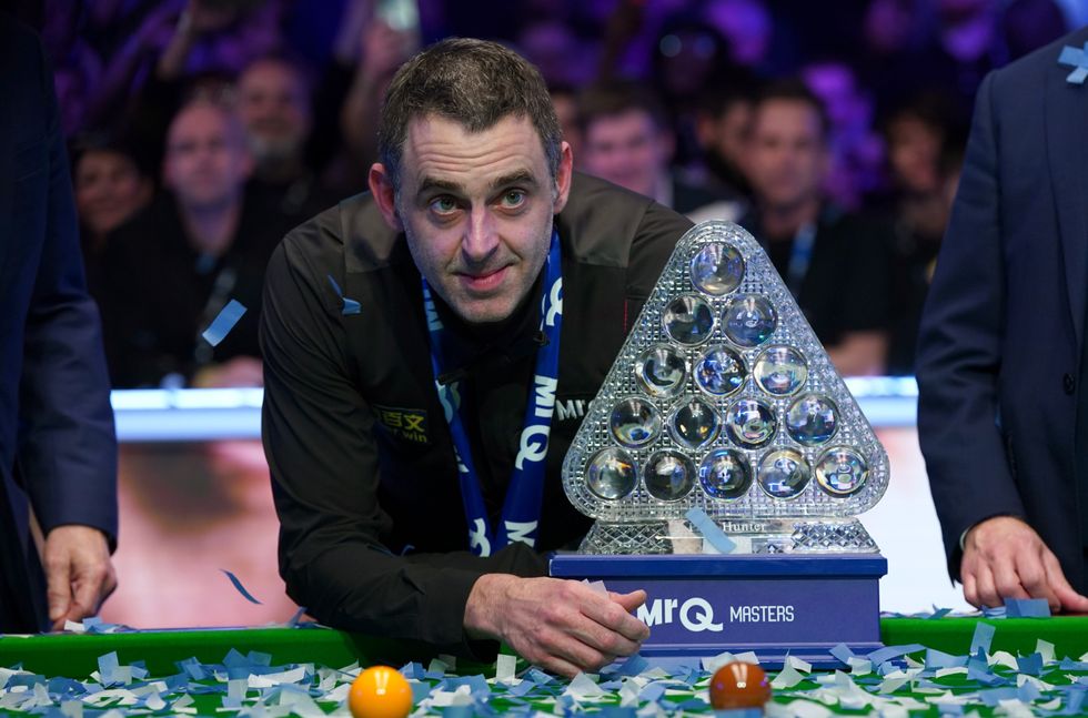 Ronnie O'Sullivan is the defending Masters champion