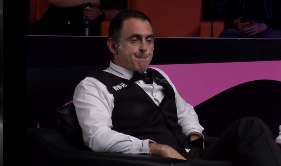 Ronnie O'Sullivan was furious after the miss