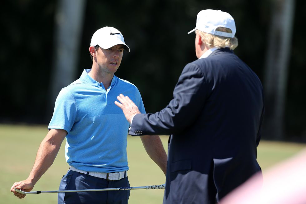 Rory McIlroy also tipped Donald Trump to help peace talks