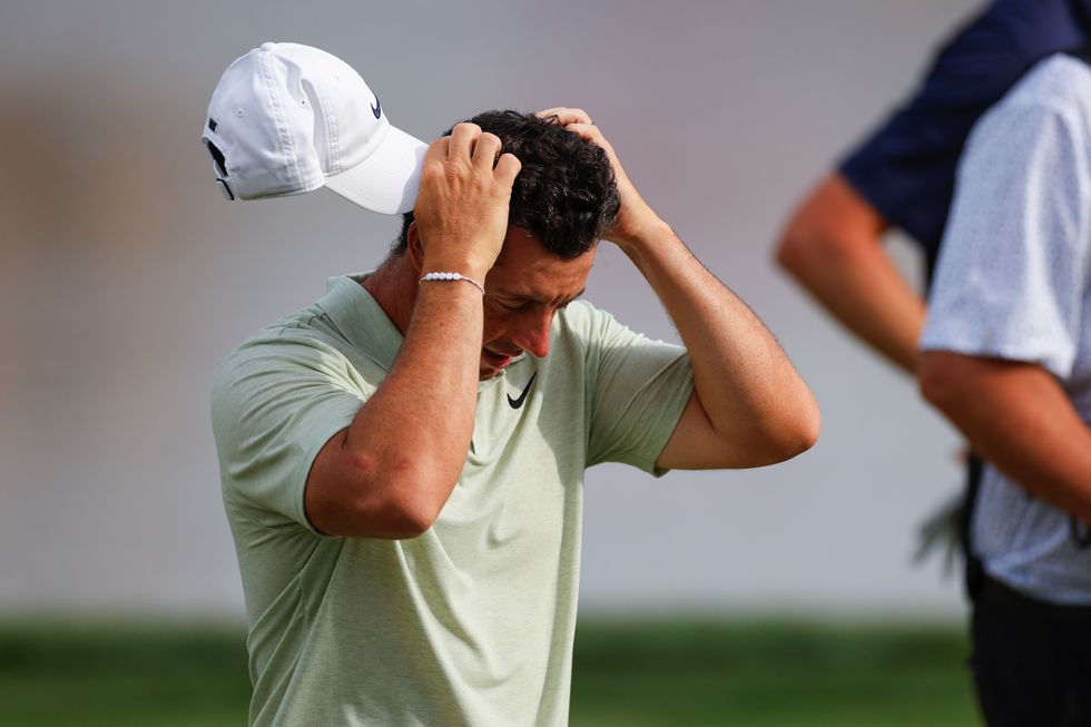 Rory McIlroy has not been accurate off the tee this week