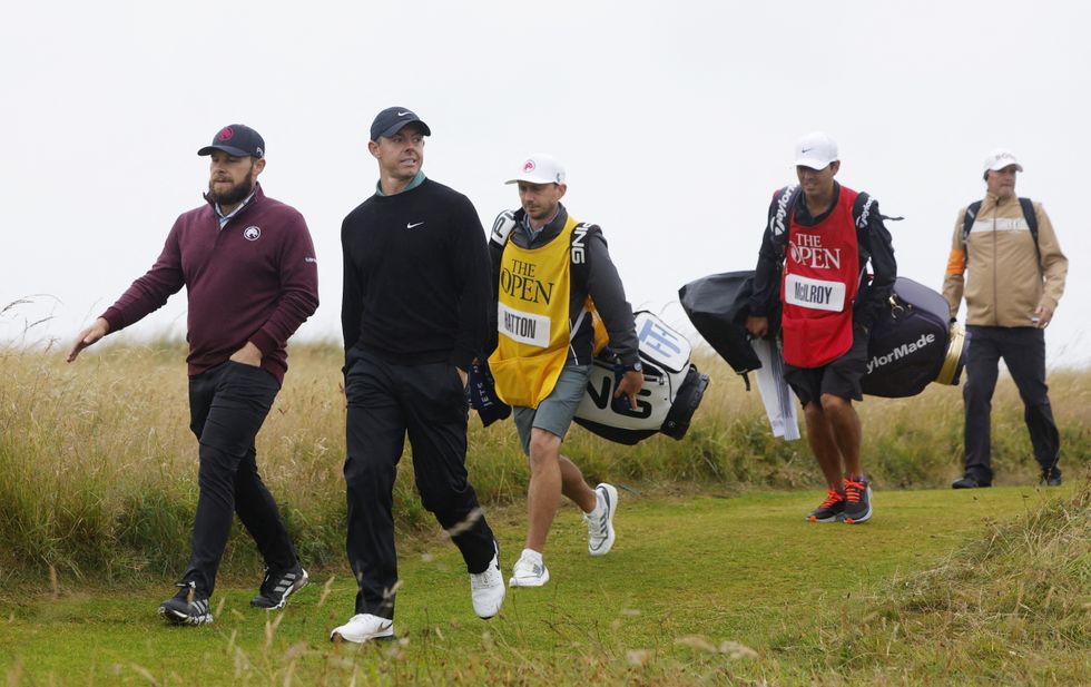 Rory McIlroy lost the battle with the elements