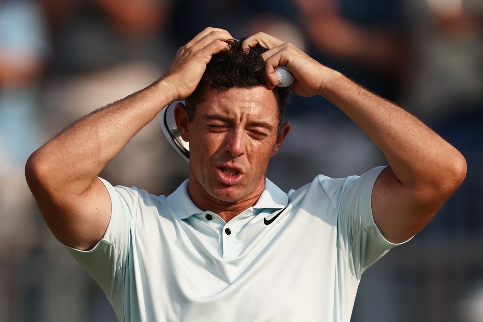 Rory McIlroy missed a three-foot putt to force a play-off