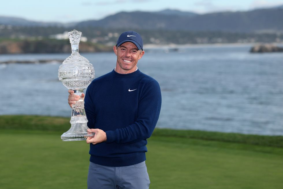 Rory McIlroy won at Pebble Beach this weekend