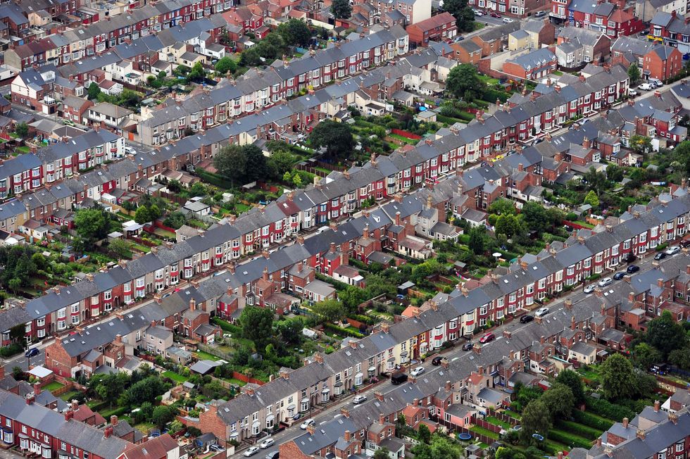 Rows of houses