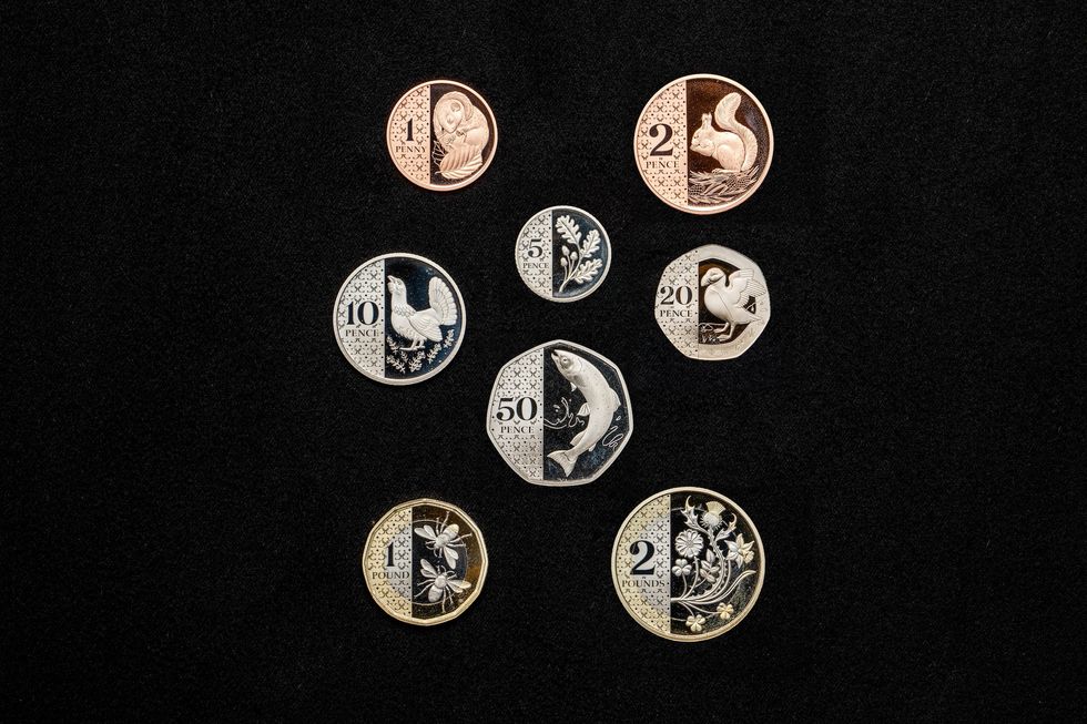 Royal Mint shows eight new coins approved by King Charles III