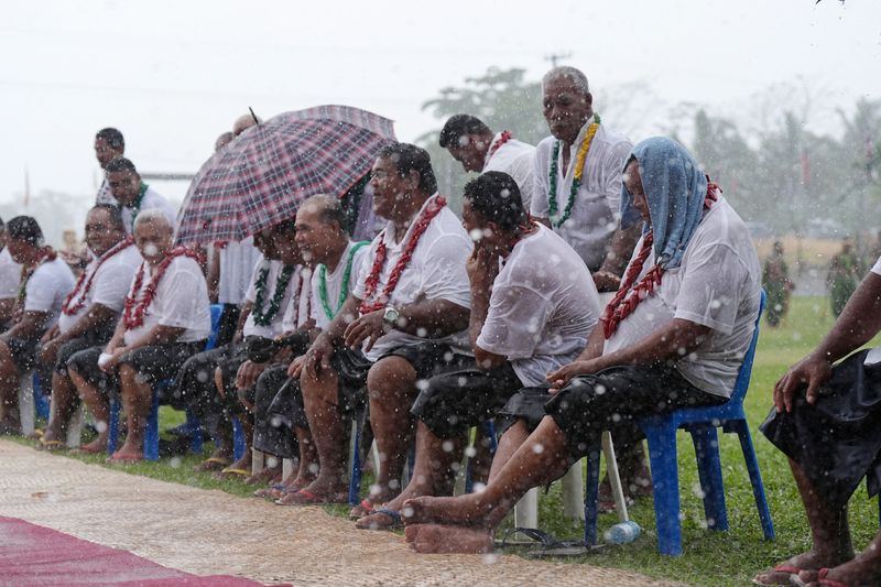 Royal tour Samoa