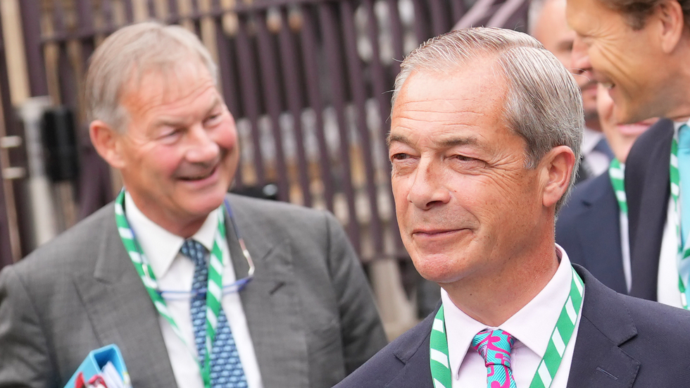 Rupert Lowe and Nigel Farage