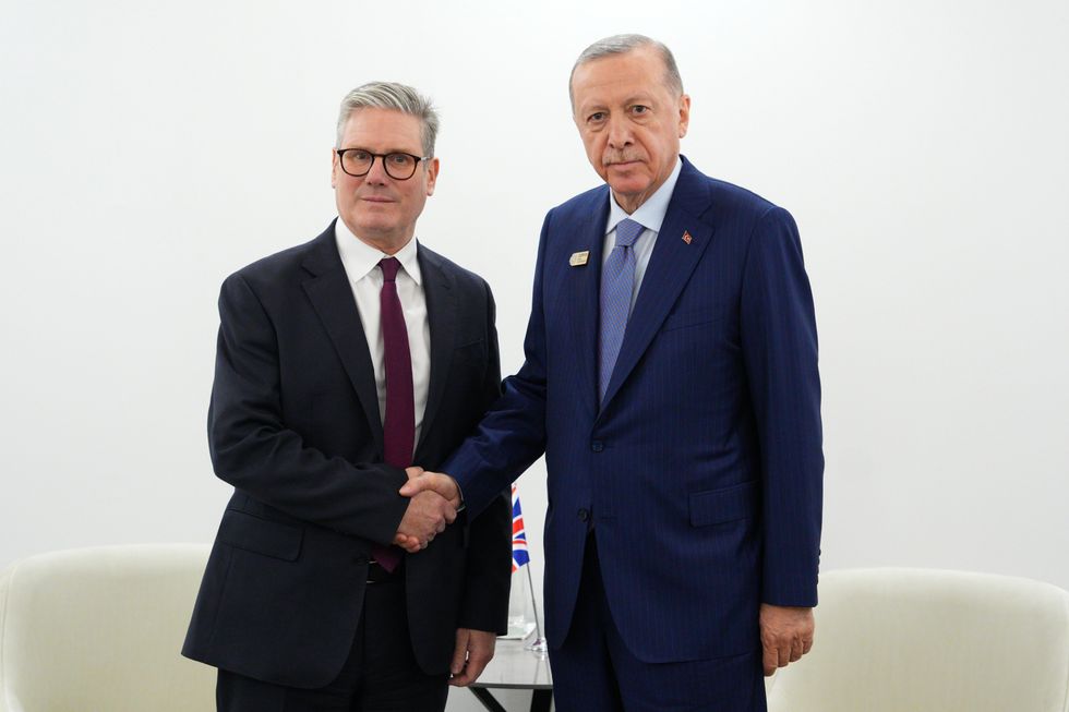 S\u200btarmer attends a bilateral meeting with Recep Tayyip Erdoan, President of the Republic of Turkey