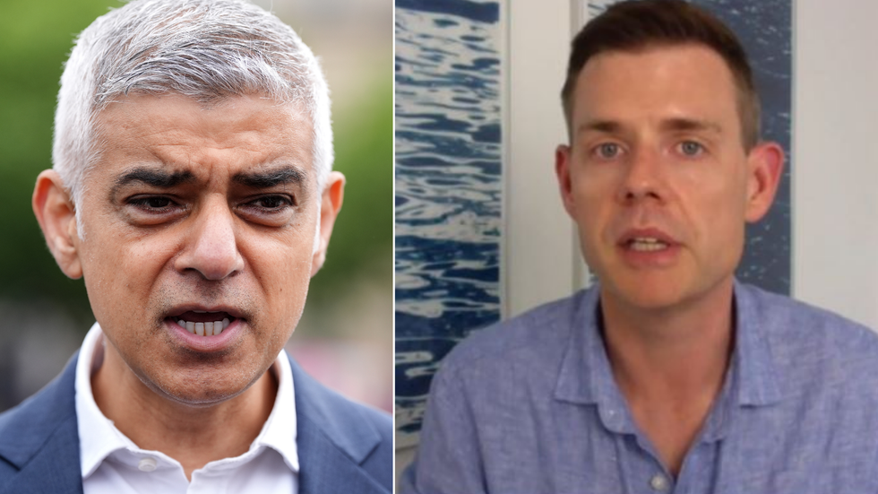 Sadiq Khan and Matt Goodwin