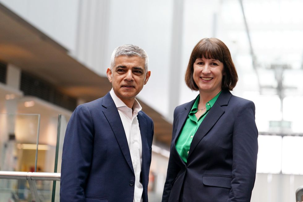 Sadiq Khan and Rachel Reeves