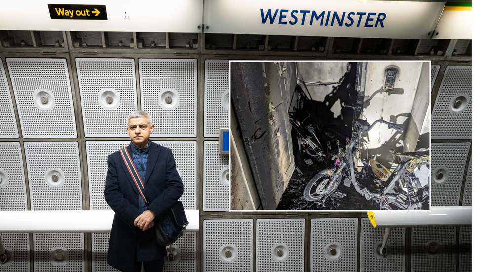 Sadiq Khan on tube and e-bike fire damage