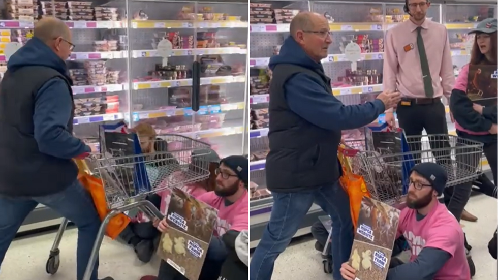 Sainsbury's confrontation