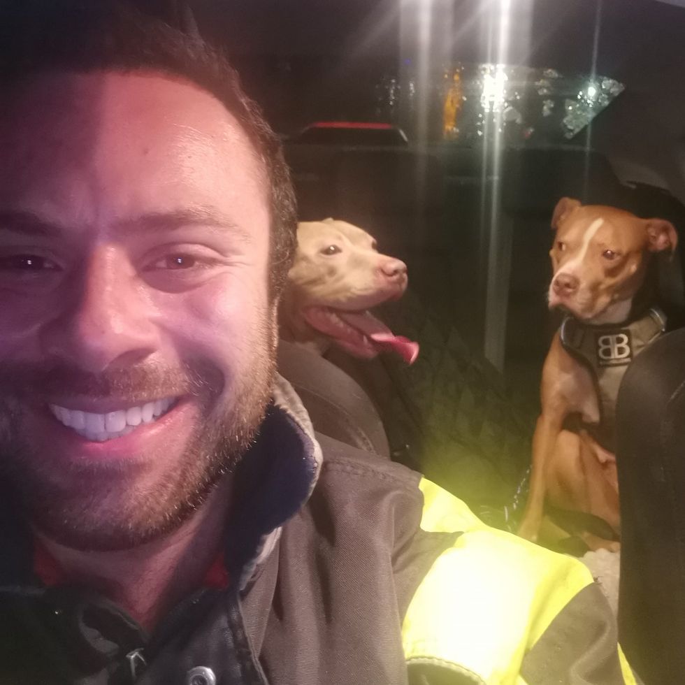 Sammy Wilkinson, from Tipton in the Black Country, transported around 30 dogs north of the border to rehome the pooches in Scotland