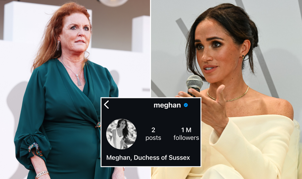 Sarah Ferguson and Meghan Markle