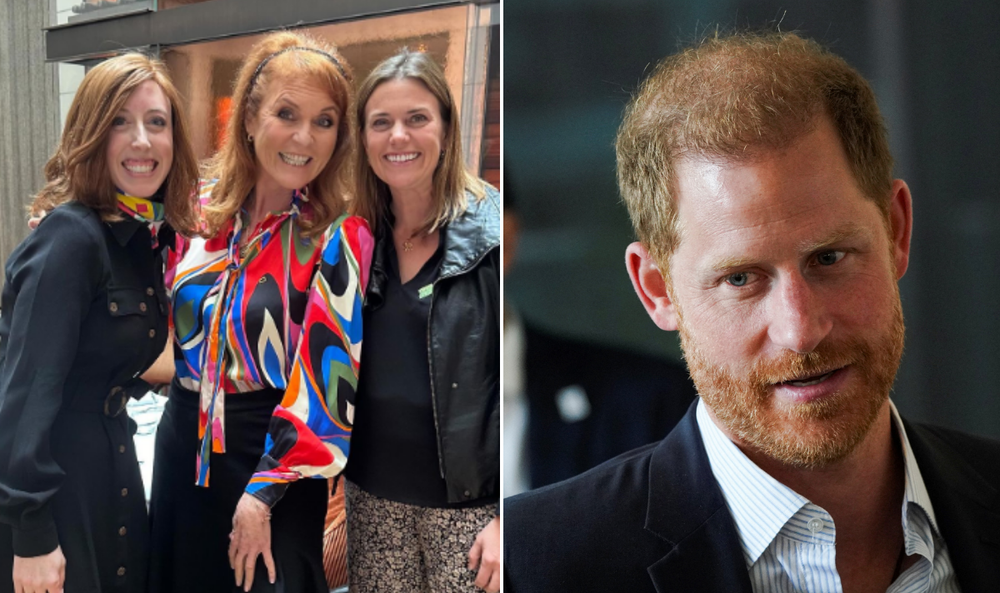 Sarah Ferguson and Prince Harry