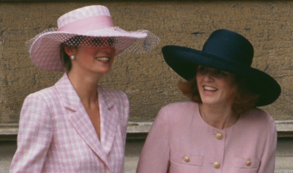 Sarah Ferguson and Princess Diana