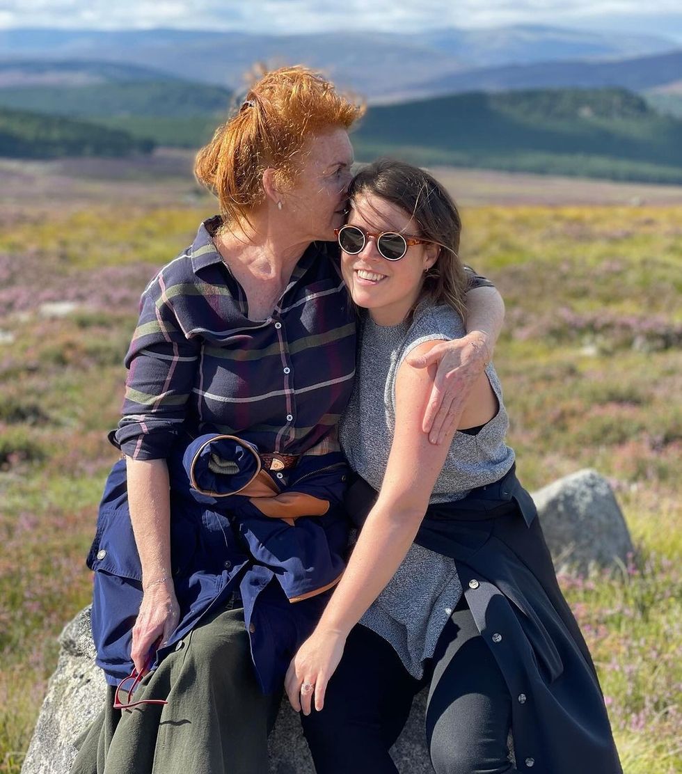 Sarah Ferguson and Princess Eugenie