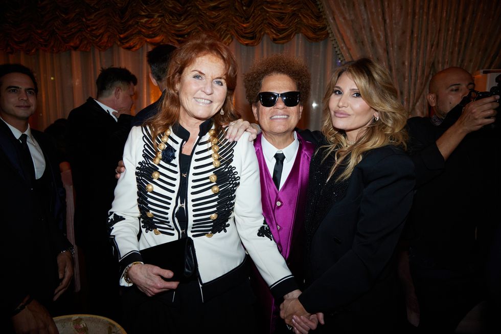 Sarah Ferguson, Romero Britto, Loren Ridinger