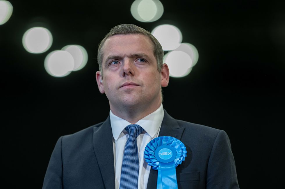 Scottish Conservative leader Douglas Ross at P&J Live arena in Aberdeen, during the count in the 2024 General Election