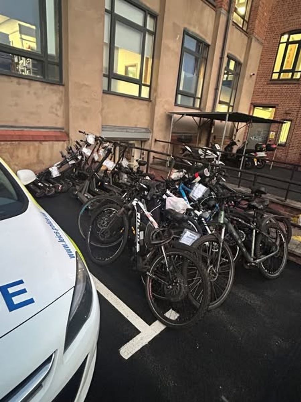 Seized e-bikes