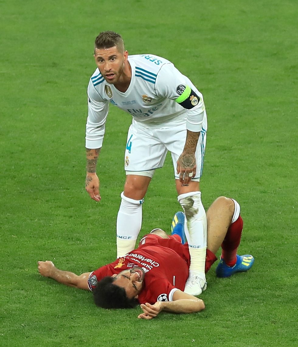 Sergio Ramos Mohamed Salah