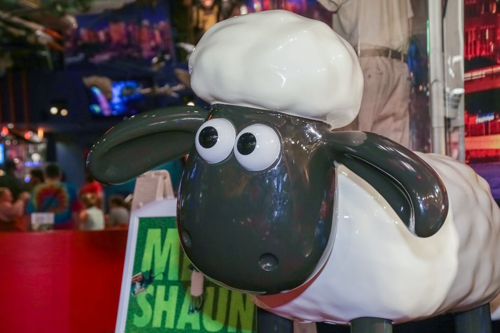 Shaun the Sheep statue