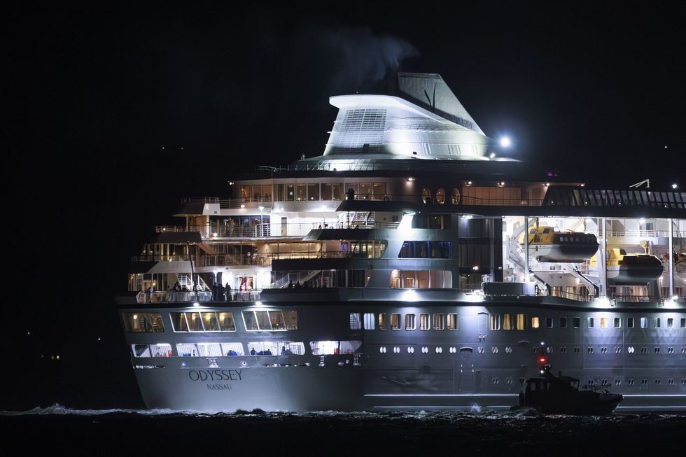 Ship in Belfast Lough