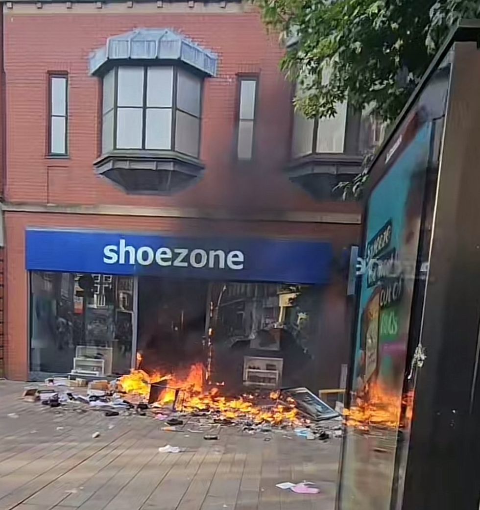 Shoezone shop vandalised