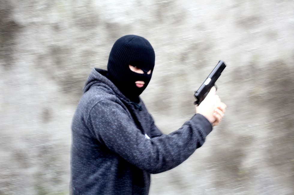 shooter in balaclava